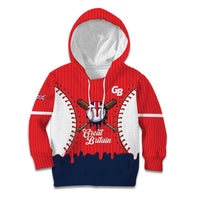 Great Britain 2026 Baseball Custom Kid Hoodie Go Champions Drip Style
