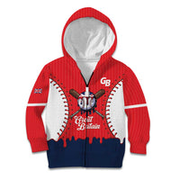 Great Britain 2026 Baseball Custom Kid Hoodie Go Champions Drip Style