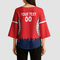 Great Britain 2026 Baseball Custom Kimono Sleeve Blouse Go Champions Drip Style