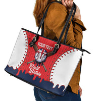 Great Britain 2026 Baseball Custom Leather Tote Bag Go Champions Drip Style