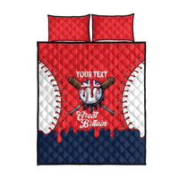 Great Britain 2026 Baseball Custom Quilt Bed Set Go Champions Drip Style