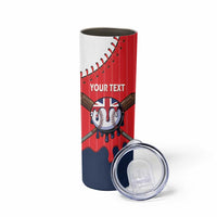 Great Britain 2026 Baseball Custom Skinny Tumbler Go Champions Drip Style