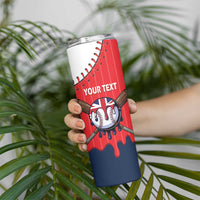 Great Britain 2026 Baseball Custom Skinny Tumbler Go Champions Drip Style