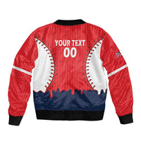 Great Britain 2026 Baseball Custom Sleeve Zip Bomber Jacket Go Champions Drip Style