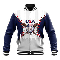 United States 2026 Baseball Custom Baseball Jacket Go USA Drip Style