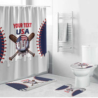 United States 2026 Baseball Custom Bathroom Set Go USA Drip Style