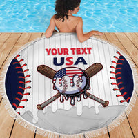 United States 2026 Baseball Custom Beach Blanket Go USA Drip Style