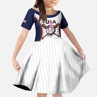 United States 2026 Baseball Custom Family Matching Summer Maxi Dress and Hawaiian Shirt Go USA Drip Style
