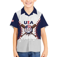 United States 2026 Baseball Custom Family Matching Summer Maxi Dress and Hawaiian Shirt Go USA Drip Style