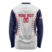 United States 2026 Baseball Custom Long Sleeve Shirt Go USA Drip Style