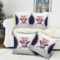 United States 2026 Baseball Custom Pillow Cover Go USA Drip Style