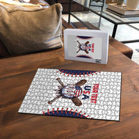 United States 2026 Baseball Custom Puzzle Go USA Drip Style