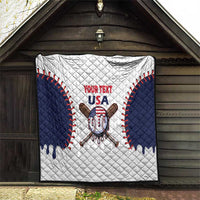 United States 2026 Baseball Custom Quilt Go USA Drip Style