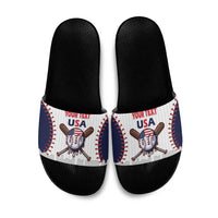 United States 2026 Baseball Custom Slide Sandals Go USA Drip Style