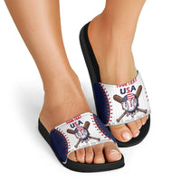 United States 2026 Baseball Custom Slide Sandals Go USA Drip Style