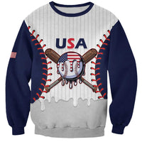 United States 2026 Baseball Custom Sweatshirt Go USA Drip Style