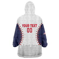 United States 2026 Baseball Custom Wearable Blanket Hoodie Go USA Drip Style