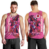 Kentucky Horse Racing Men Tank Top 151st Anniversary With Roses - Pink Version LT14