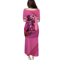 Kentucky Horse Racing Puletasi 151st Anniversary With Roses - Pink Version LT14