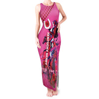 Kentucky Horse Racing Tank Maxi Dress 151st Anniversary With Roses - Pink Version LT14