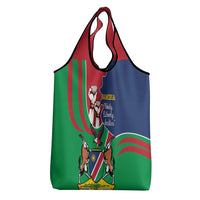 Namibia Independence Day Grocery Bag Coat Of Arms Curve Style