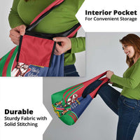 Namibia Independence Day Grocery Bag Coat Of Arms Curve Style