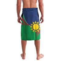Namibia Independence Day Lavalava Coat Of Arms Curve Style - Wonder Print Shop