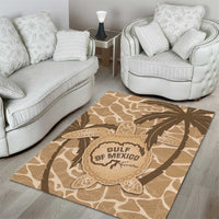 Gulf of Mexico Forever Area Rug Mexican Turtle Brown Version