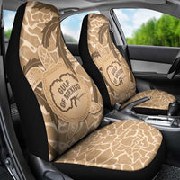 Gulf of Mexico Forever Car Seat Cover Mexican Turtle Brown Version