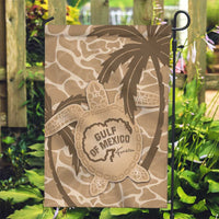 Gulf of Mexico Forever Garden Flag Mexican Turtle Brown Version