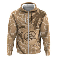 Gulf of Mexico Forever Hoodie Mexican Turtle Brown Version