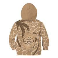 Gulf of Mexico Forever Kid Hoodie Mexican Turtle Brown Version