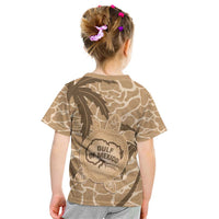 Gulf of Mexico Forever Kid T Shirt Mexican Turtle Brown Version