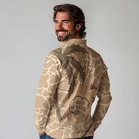 Gulf of Mexico Forever Long Sleeve Polo Shirt Mexican Turtle Brown Version