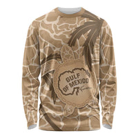 Gulf of Mexico Forever Long Sleeve Shirt Mexican Turtle Brown Version