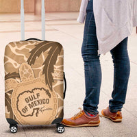 Gulf of Mexico Forever Luggage Cover Mexican Turtle Brown Version