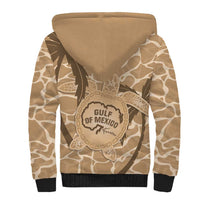 Gulf of Mexico Forever Sherpa Hoodie Mexican Turtle Brown Version