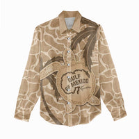 Gulf of Mexico Forever Women Casual Shirt Mexican Turtle Brown Version