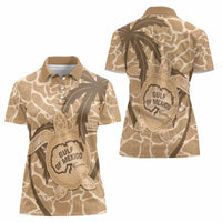 Gulf of Mexico Forever Women Polo Shirt Mexican Turtle Brown Version