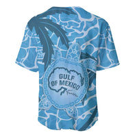 Gulf of Mexico Forever Baseball Jersey Mexican Turtle Blue Version