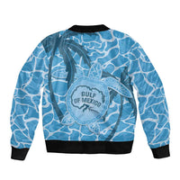 Gulf of Mexico Forever Bomber Jacket Mexican Turtle Blue Version