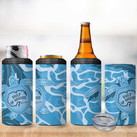 Gulf of Mexico Forever 4 in 1 Can Cooler Tumbler Mexican Turtle Blue Version