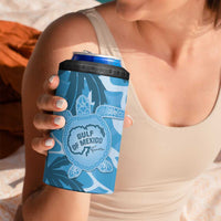 Gulf of Mexico Forever 4 in 1 Can Cooler Tumbler Mexican Turtle Blue Version