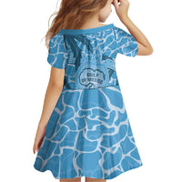 Gulf of Mexico Forever Family Matching Off Shoulder Maxi Dress and Hawaiian Shirt Mexican Turtle Blue Version