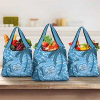 Gulf of Mexico Forever Grocery Bag Mexican Turtle Blue Version