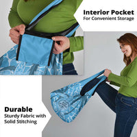 Gulf of Mexico Forever Grocery Bag Mexican Turtle Blue Version