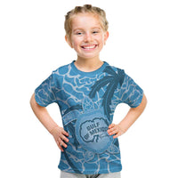 Gulf of Mexico Forever Kid T Shirt Mexican Turtle Blue Version