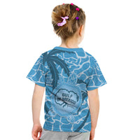 Gulf of Mexico Forever Kid T Shirt Mexican Turtle Blue Version