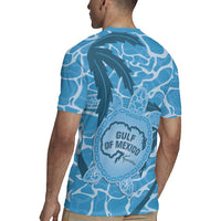 Gulf of Mexico Forever Rugby Jersey Mexican Turtle Blue Version