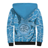 Gulf of Mexico Forever Sherpa Hoodie Mexican Turtle Blue Version